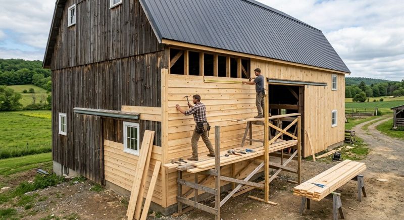 Barn Siding Installation in Berwick, ME