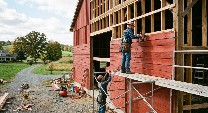 Barn Siding Installation in Berwick, ME
