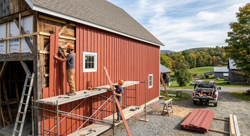 Barn Siding Installation in South Berwick, ME