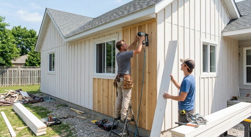 Batten Siding Installation in Biddeford, ME
