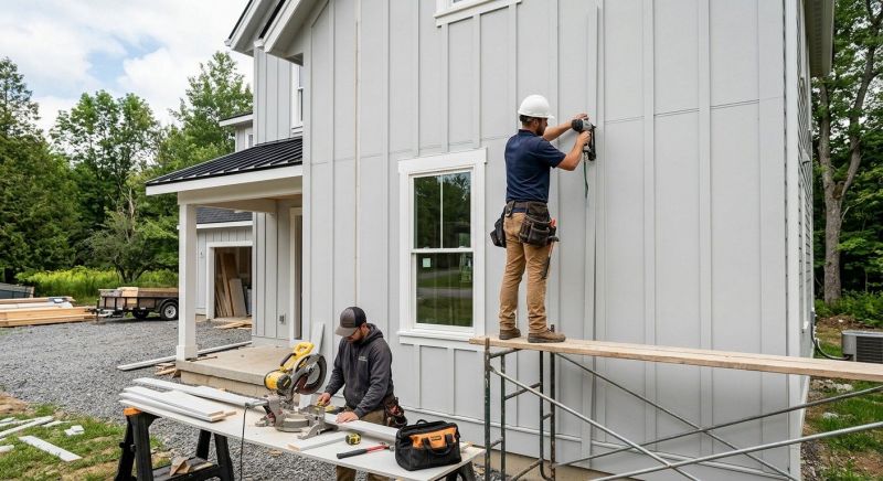 Batten Siding Installation in East Waterboro, ME