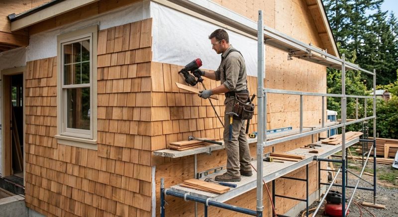 Cedar Siding Installation in Berwick, ME