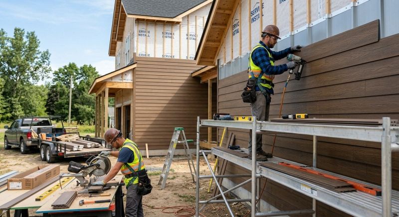Composite Siding Installation in Rochester, NH
