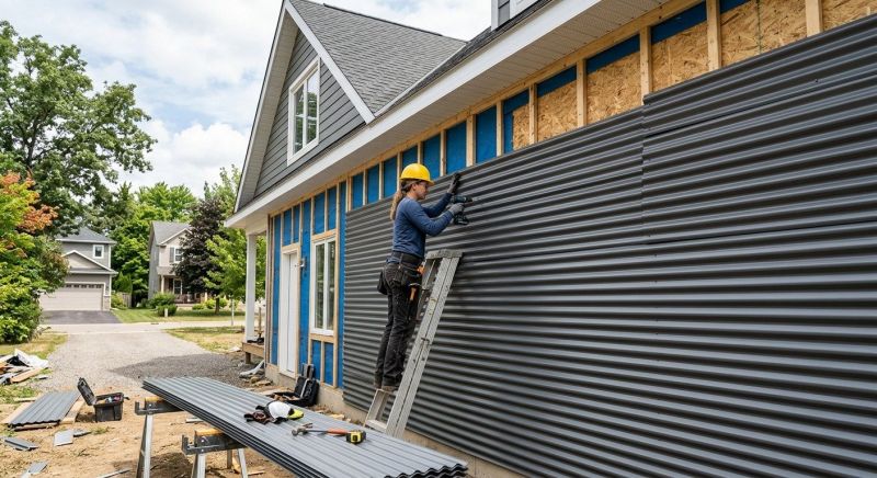 Corrugated Siding Installation in Sanford, ME