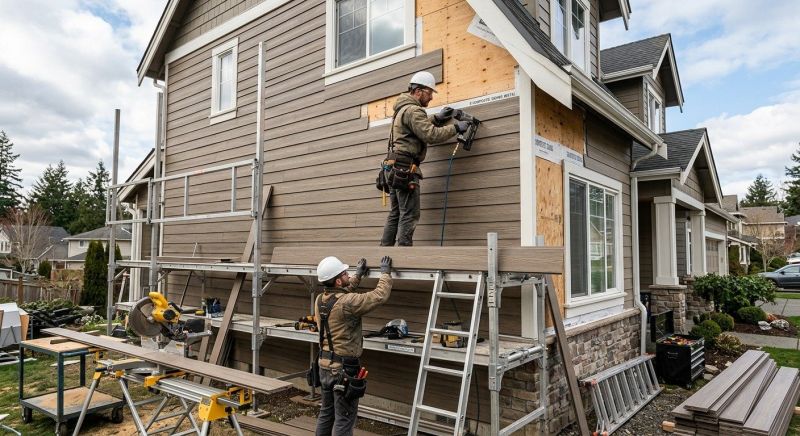 Engineered Siding Installation in York, ME