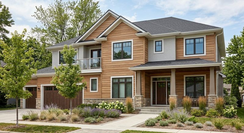 Faux Wood Siding Installation in Berwick, ME