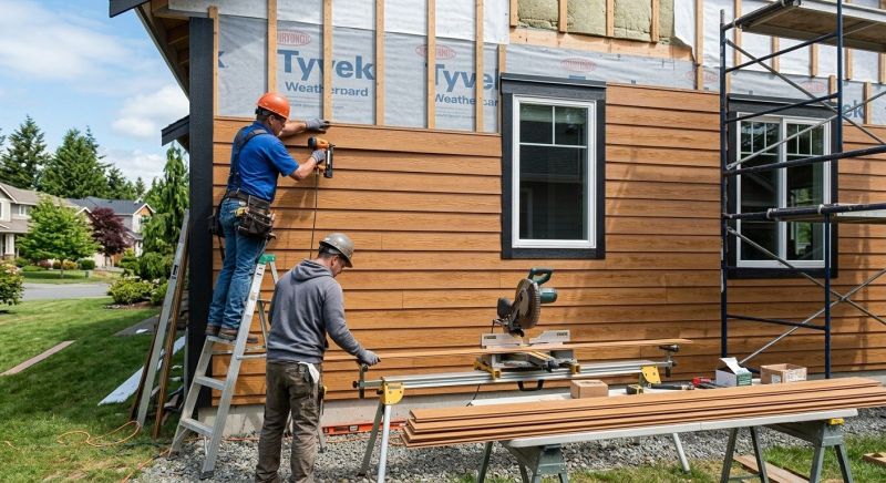 Faux Wood Siding Installation in Durham, NH