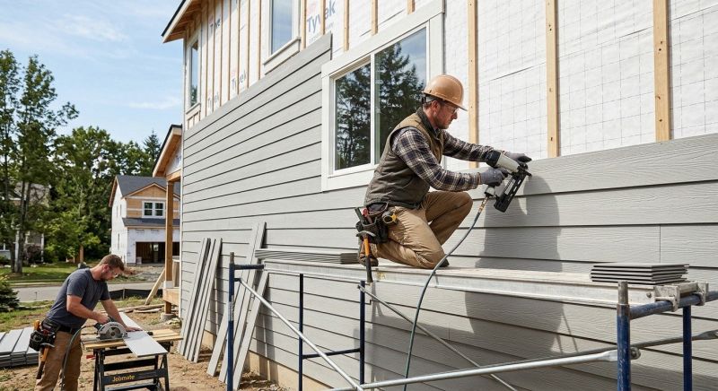 Faux Wood Siding Installation in Waterboro, ME