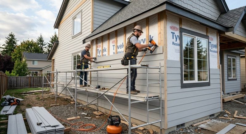 Fiber Siding Installation in Old Orchard Beach, ME
