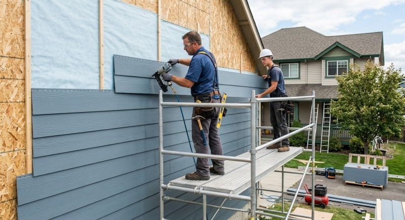 Fiber Siding Installation in Old Orchard Beach, ME