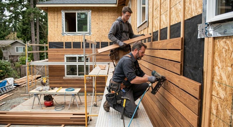 Hardwood Siding Installation in Limington, ME
