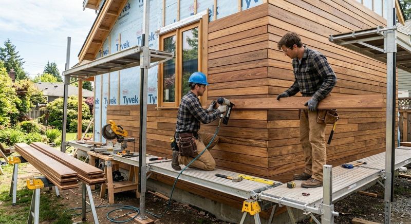 Hardwood Siding Installation in Limington, ME