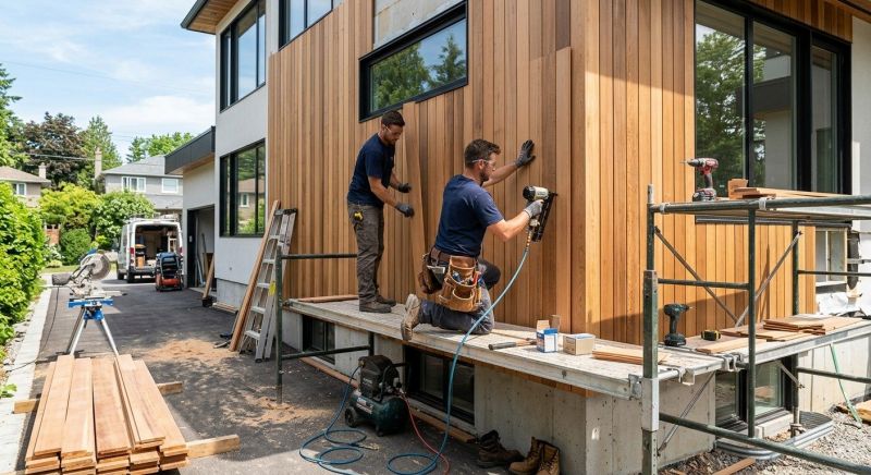 Hardwood Siding Installation in Steep Falls, ME
