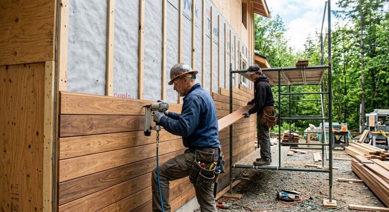 Hardwood Siding Installation in Strafford, NH