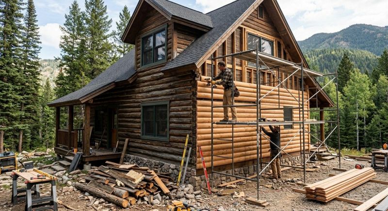 Log Siding Replacement in Sanford, ME