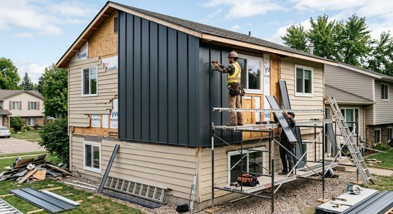 Metal Siding Installation in North Waterboro, ME