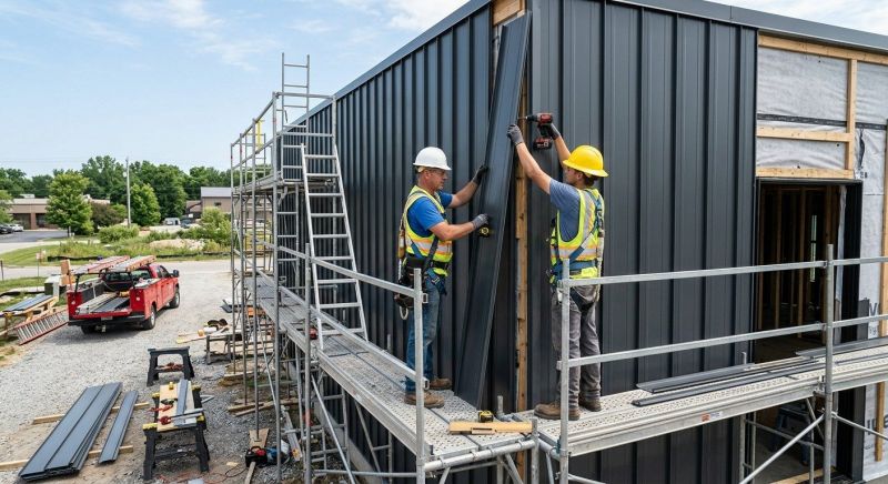 Metal Siding Installation in Rochester, NH