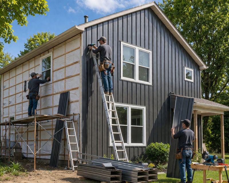 Metal Siding Replacement in Sanford, ME