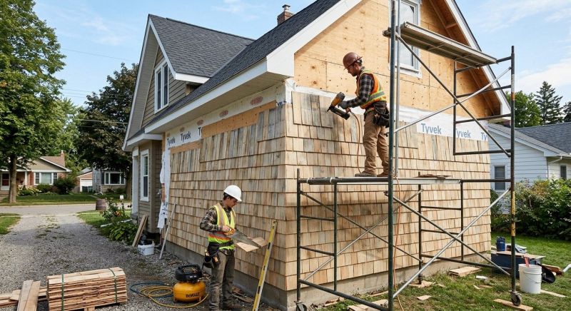 Shake Siding Installation in Acton, ME