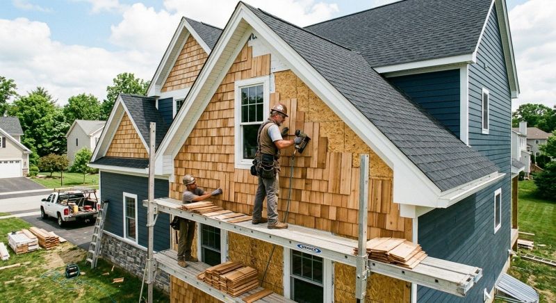Shake Siding Installation in Acton, ME