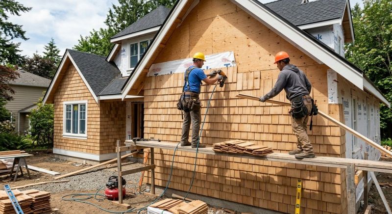 Shake Siding Installation in Steep Falls, ME