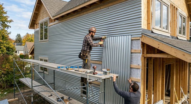 Tin Siding Installation in Sanford, ME
