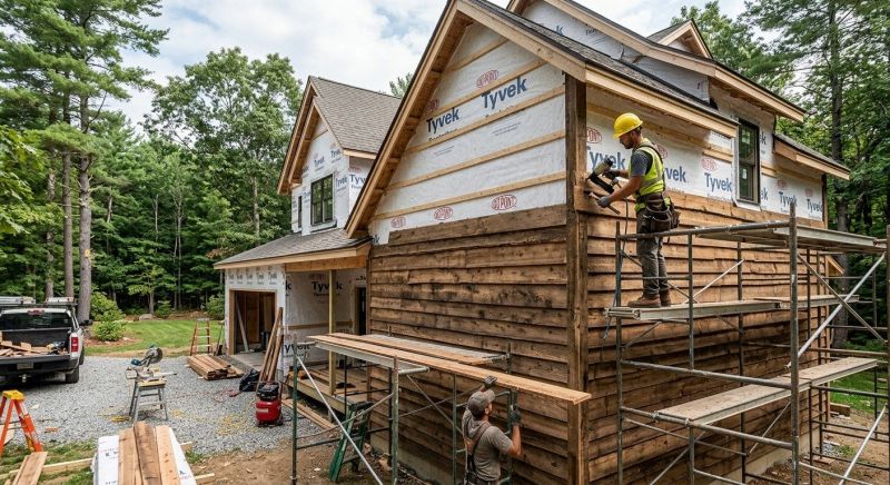 Wood Barn Siding Installation in Sanford, ME