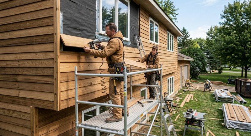 Wood Barn Siding Installation in Sanford, ME