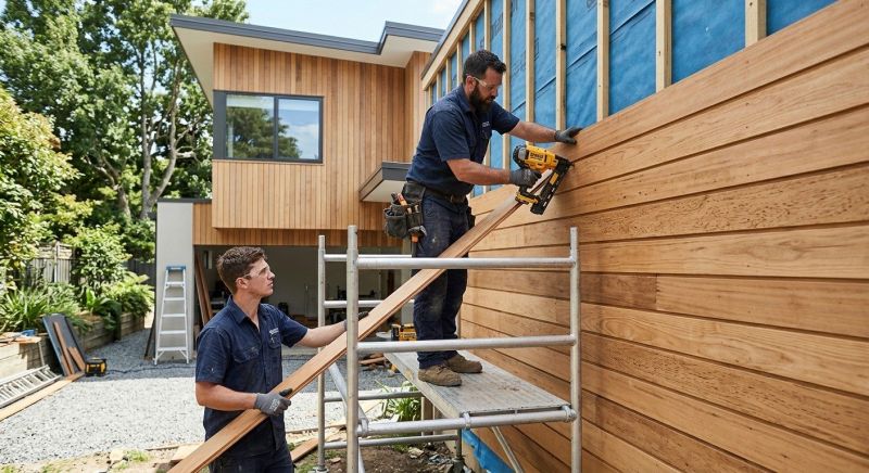 Wood Plank Siding Installation in Sanford, ME