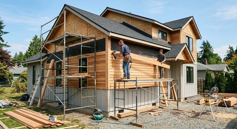 Wood Siding Installation in Acton, ME